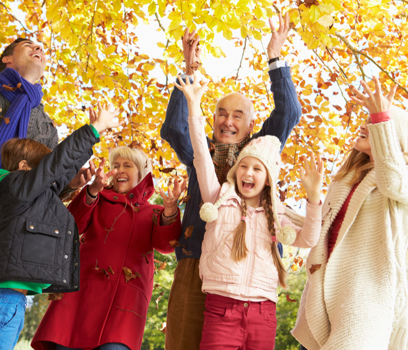 Familie im Gleichgewicht