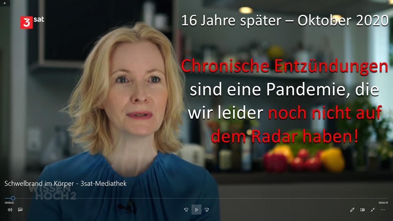 Chronische Entzündungen eine Pandemie nicht am Radar